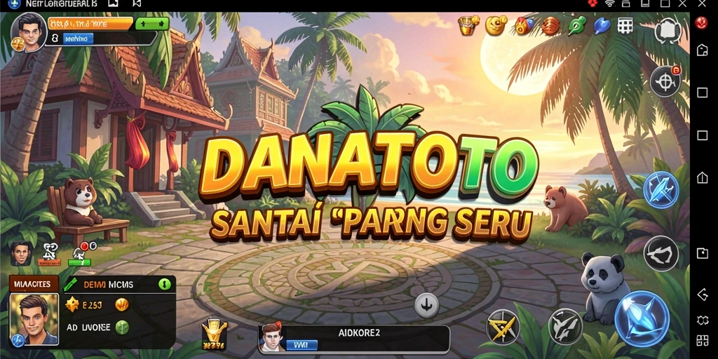 Tampilan gameplay seru dan menarik dari DANATOTO.