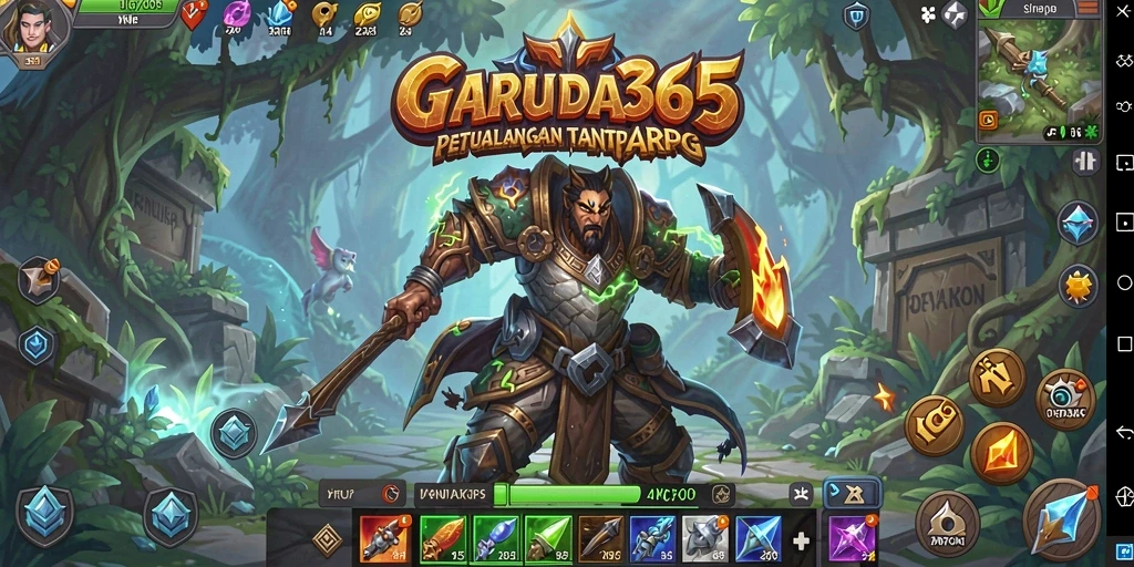 Screenshot GARUDA365 yang menunjukkan aksi pertarungan seru dalam gameplay ARPG.