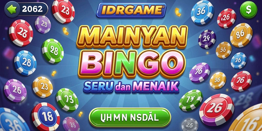 Screenshot menampilkan pengalaman seru bermain Bingo di IDRGAME.