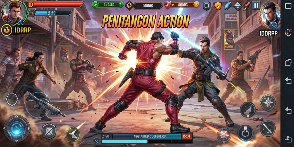 Tampilan seru dari gameplay <strong>IDRRP</strong> yang penuh aksi.