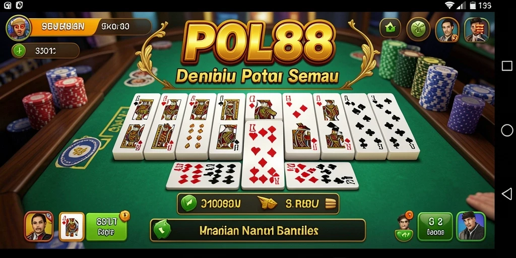 Tampilan seru dari gameplay Domino POL88, penuh aksi dan strategi.