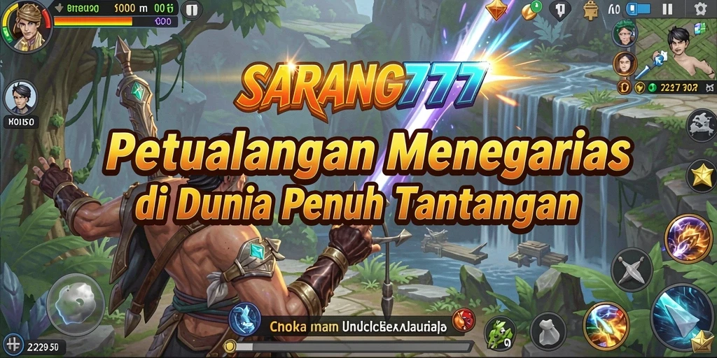 Screenshot gameplay SARANG777 menampilkan aksi mendebarkan petualangan.