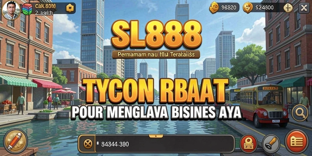 Tampilan gameplay SL888 yang menarik dengan elemen Tycoon.